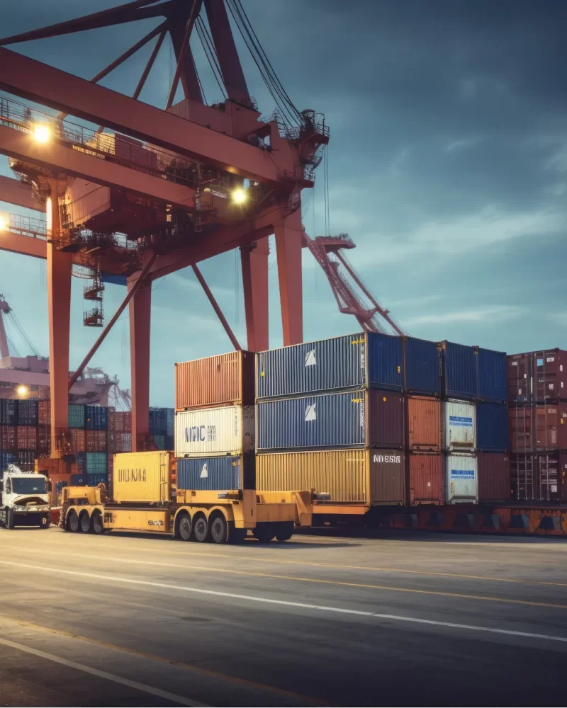 logistics-transportation-container-cargo-ship-cargo-plane-with-working-crane-bridge-shipyard-sunrise-logistic-import-export-transport-industry-background-ai-generative 1 logistics-transportation-container-cargo-ship-cargo-plane-with-working-crane-bridge-shipyard-sunrise-logistic-import-export-transport-industry-background-ai-generative 1